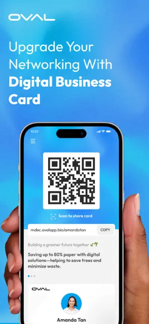Oval - Digital Business Card screenshot 3