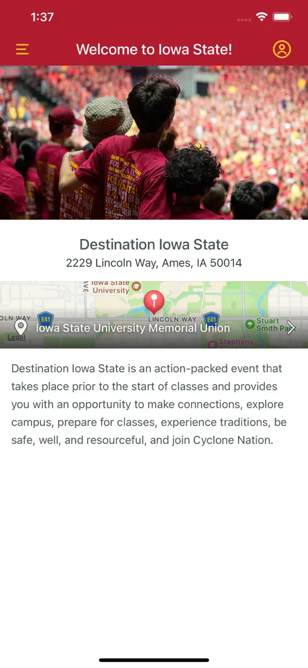 Screenshot #1 pour Iowa State University Guides