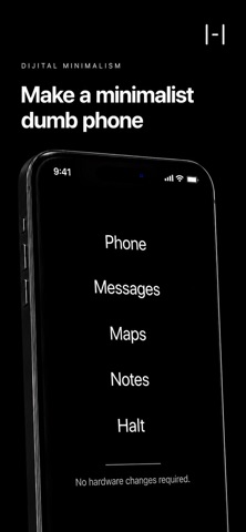 Halt: Minimalist Dumb Phone screenshot