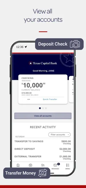 Texas Capital Mobile screenshot 1