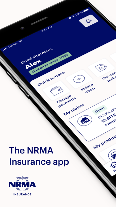 NRMA Insurance Screenshot