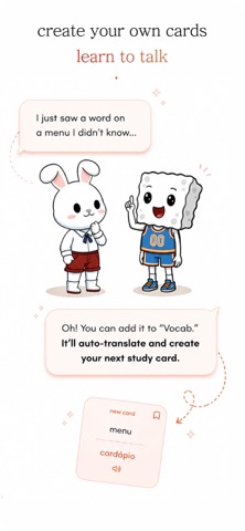 Vocab. Language Cards screenshot