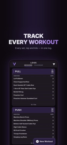 VALENS - Workout Tracker Screenshot 2 of 7