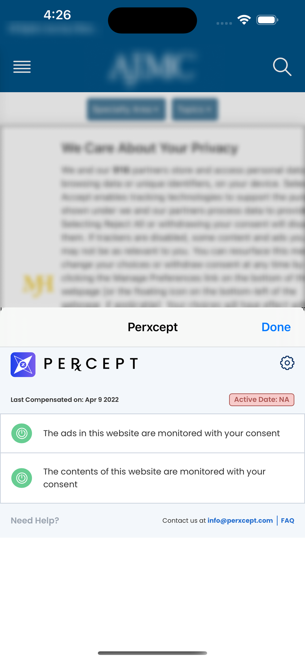 Perxcept
