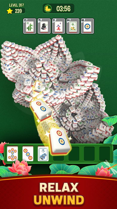 Screenshot #1 pour Mahjong Triple 3D: Tile Match