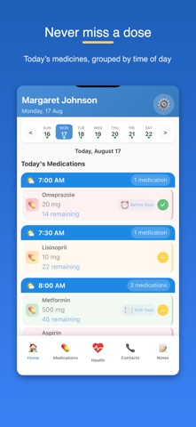 SeniorMed: Pill Reminder Screenshot 1 of 6