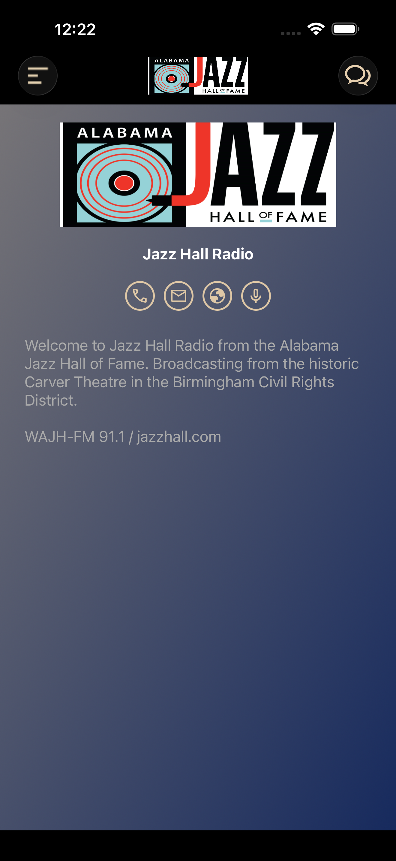 Jazz Hall Radio screenshot 6