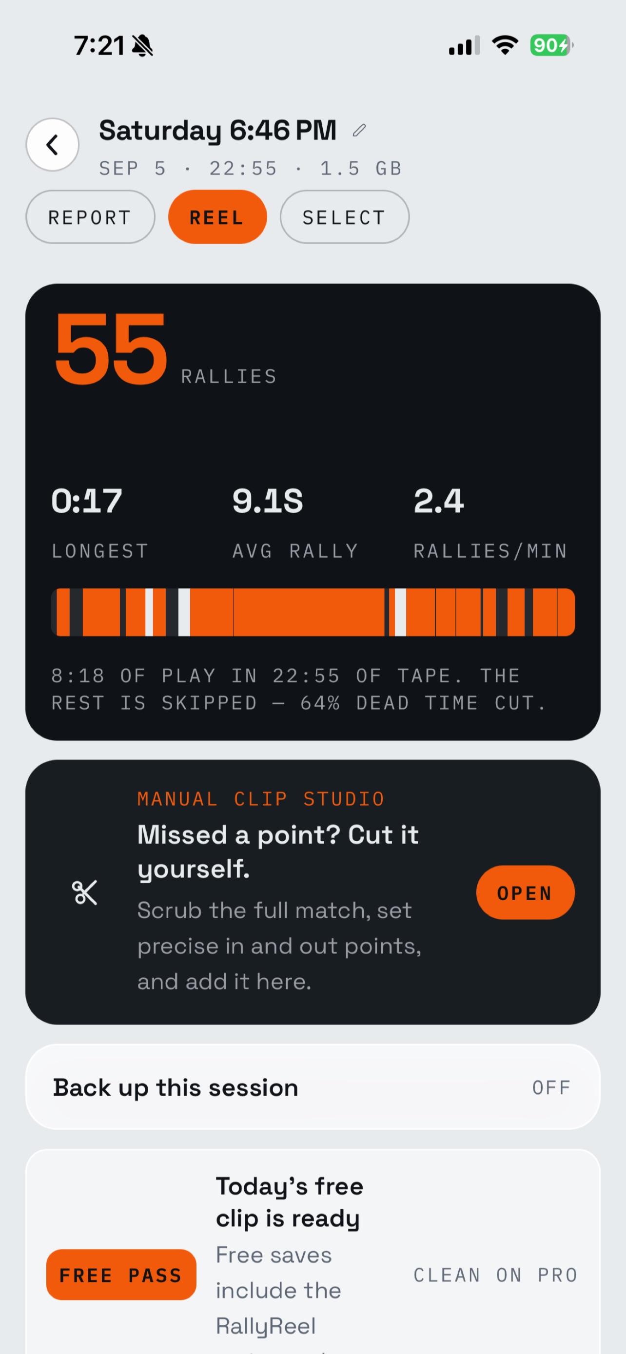 Screenshot 1 of RallyReel