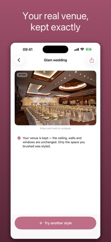 VenueGlow: Wedding Decor iPhone screenshot