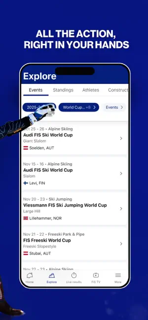 FIS Official: Ski & Snowboard screenshot 3