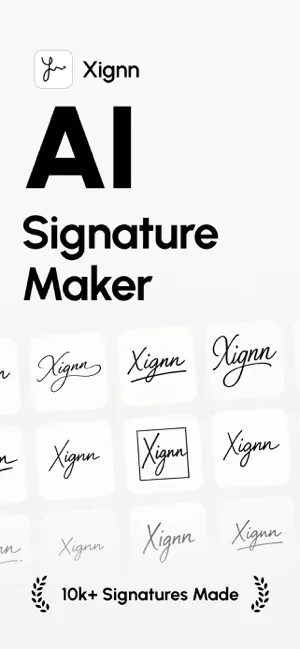 AI Signature Maker x Generator screenshot 1
