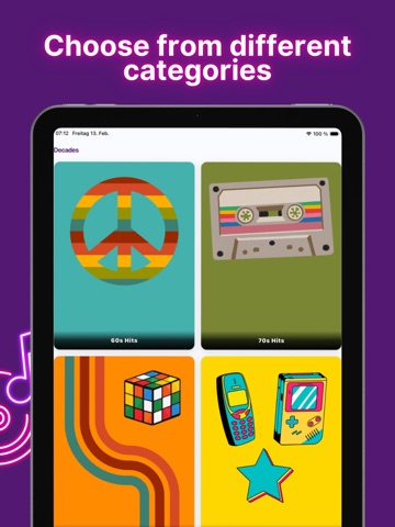 Song Guess: Music Quiz Party iPad screenshot