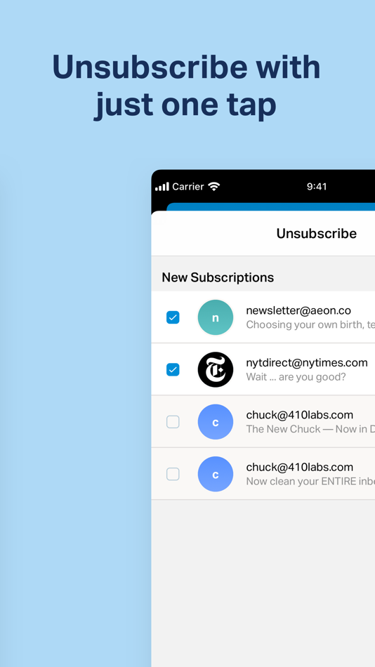 #4. Chuck – Smarter Email with AI (iOS) Ved: 410 Labs