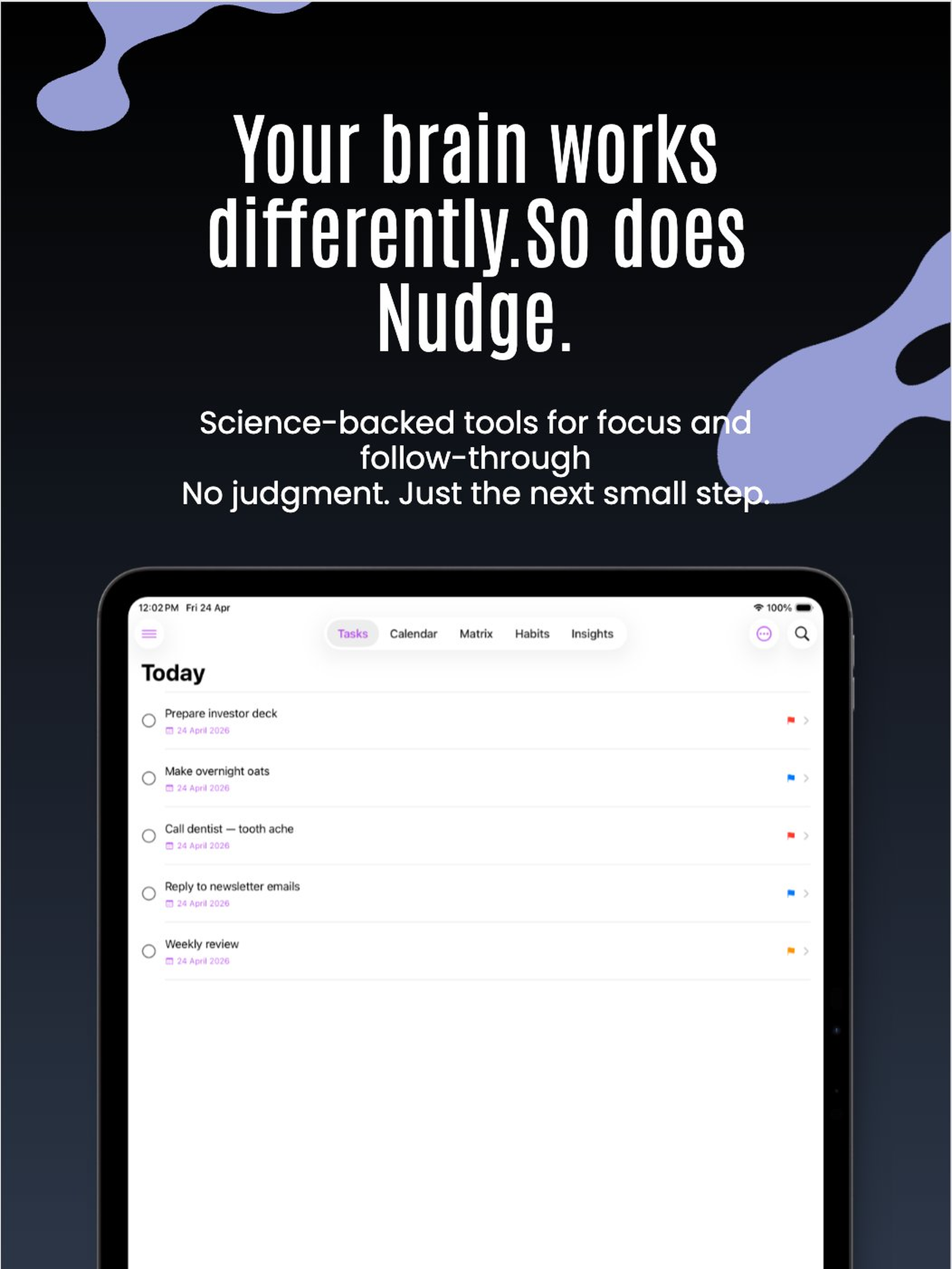 Nudge - Focus & Habits Tracker