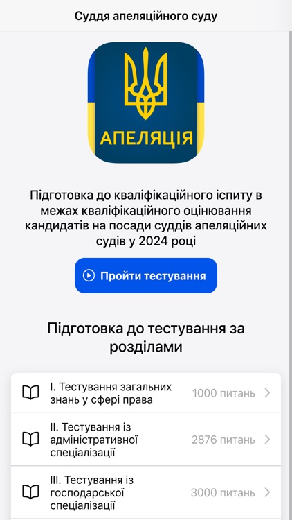 Апеляція - тести 2024 lite