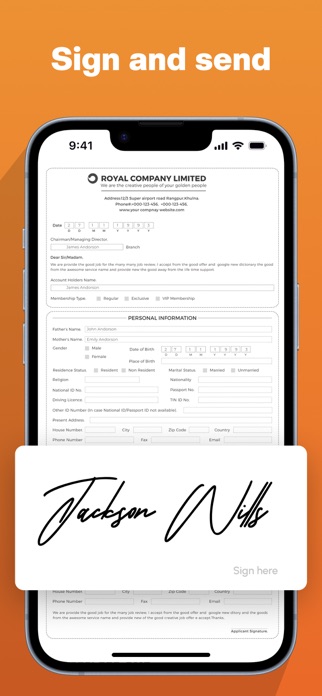 Fill & Sign Documents PDF Scan Screenshot 3 of 6