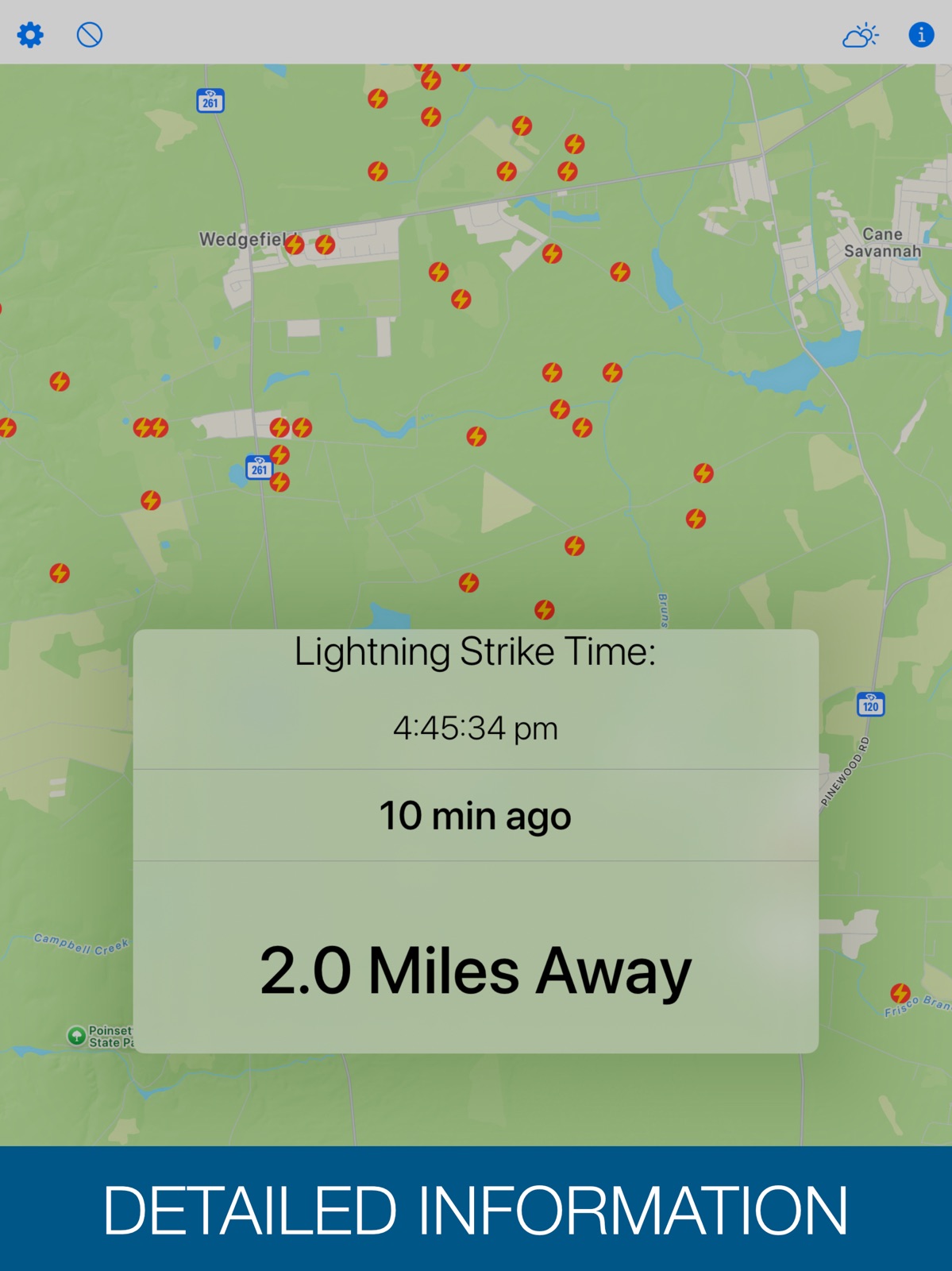 Lightning Tracker & Radar ipad screenshot 2