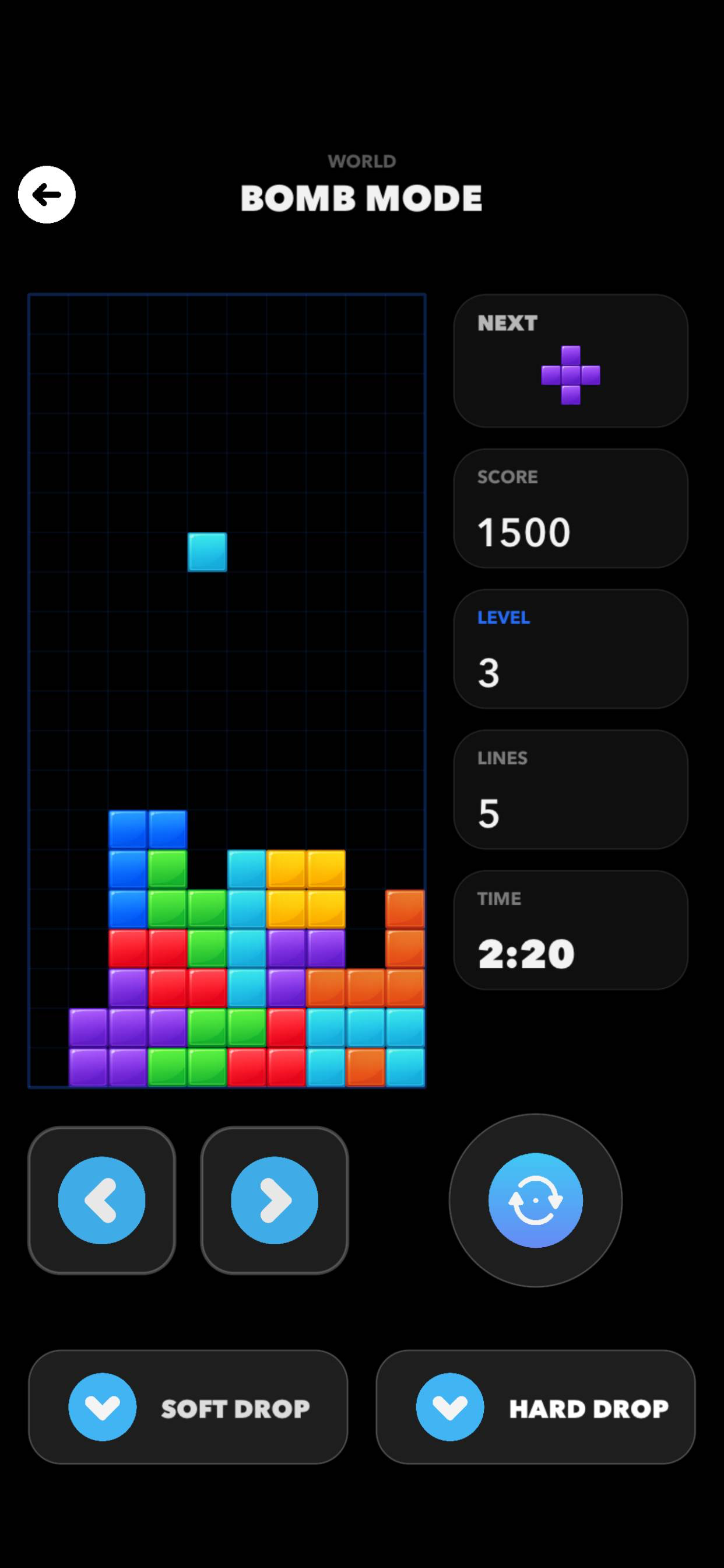 Falling Blocks Classic Game screenshot 4