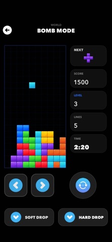 Falling Blocks Classic Game iPhone screenshot