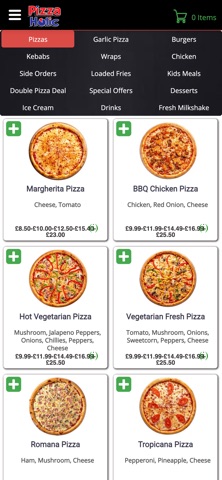 Pizza Holic Risca iPhone screenshot