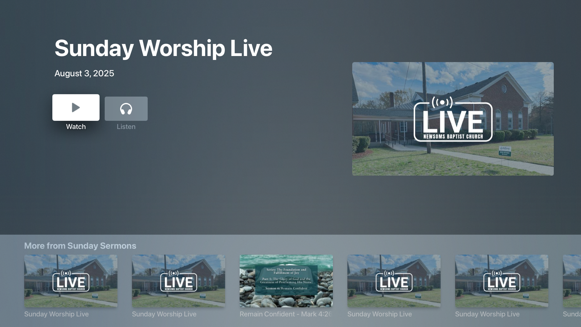 Newsoms Baptist Church screenshot 8