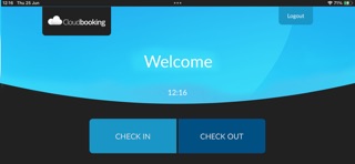 Cloudbooking Check-in iPhone screenshot
