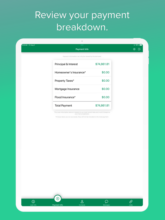 You're Home from Central Bank iPad screenshot 4 - Finance app
