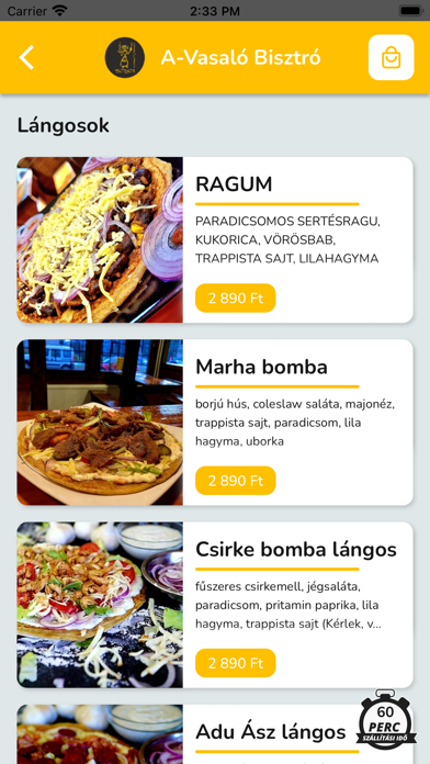 A-Vasaló Bisztró Screenshot