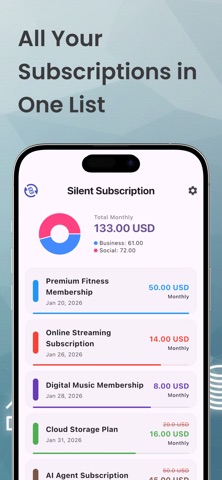 Silent Subscription screenshot