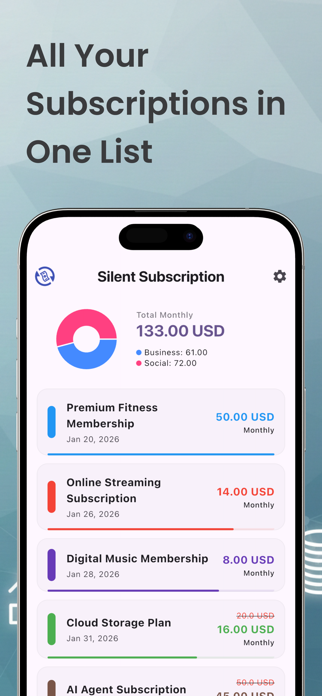 Silent Subscription Screenshot 1 of 5