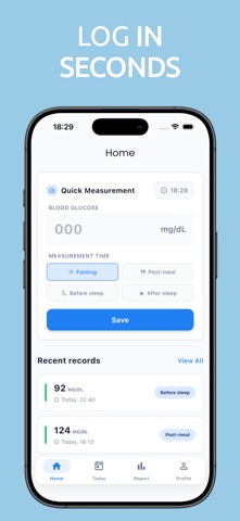 Gluko – Blood Sugar Tracker screenshot