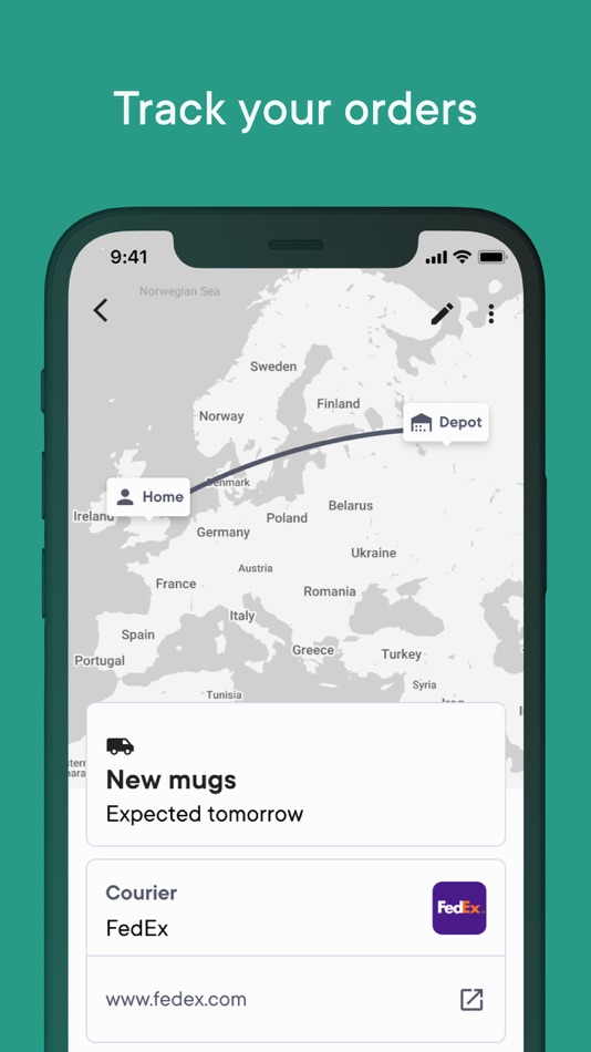 #1. Circuit Package Tracker (iOS) Podle: Circuit Routing