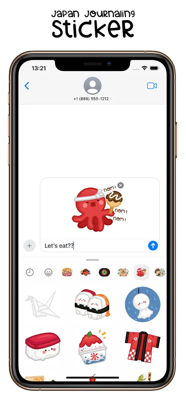 Screenshot #1 pour Japan Journaling Sticker Pack