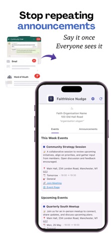 FaithVoice Nudge screenshot