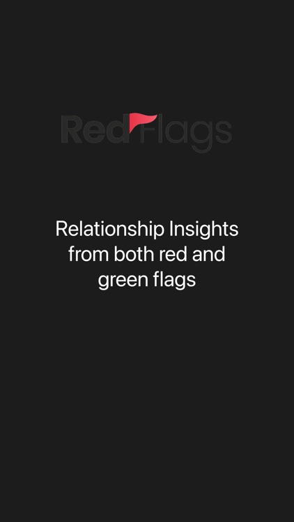 Red Flags Dating App
