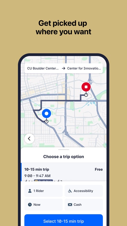 Buff Ride: On-demand service