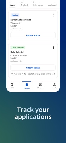 Indeed Job Search App Store preview screenshot 7
