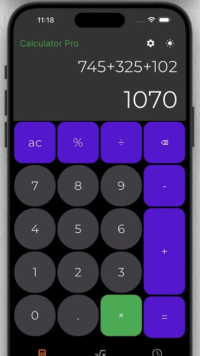 Screenshot #3 pour Calculatrice Calculatrice Pro