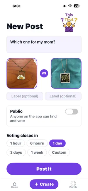 This or That - Vote screenshot 2