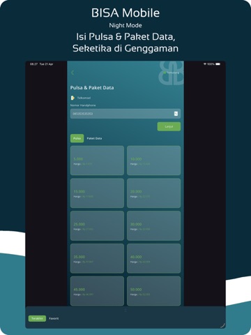 BISA Mobile iPad screenshot