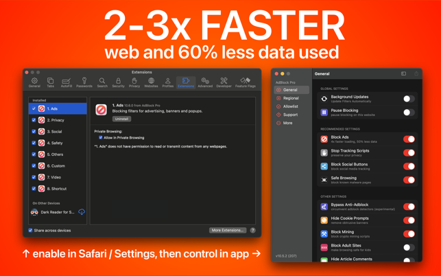 ‎AdBlock Pro for Safari Screenshot