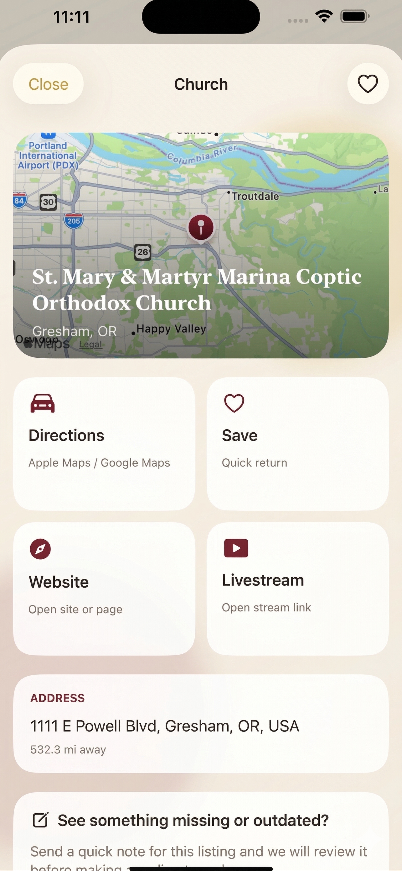 Coptic Church Finder