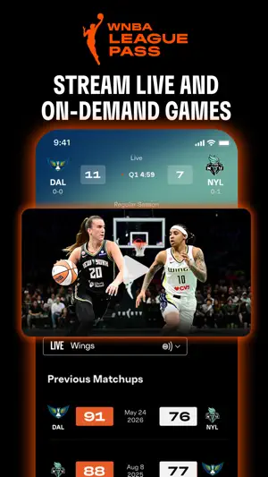 WNBA: Live Games & Scores screenshot 3