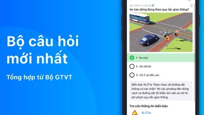 Screenshot 4 of 600 Câu Lý Thuyết GPLX OTOMOTO App