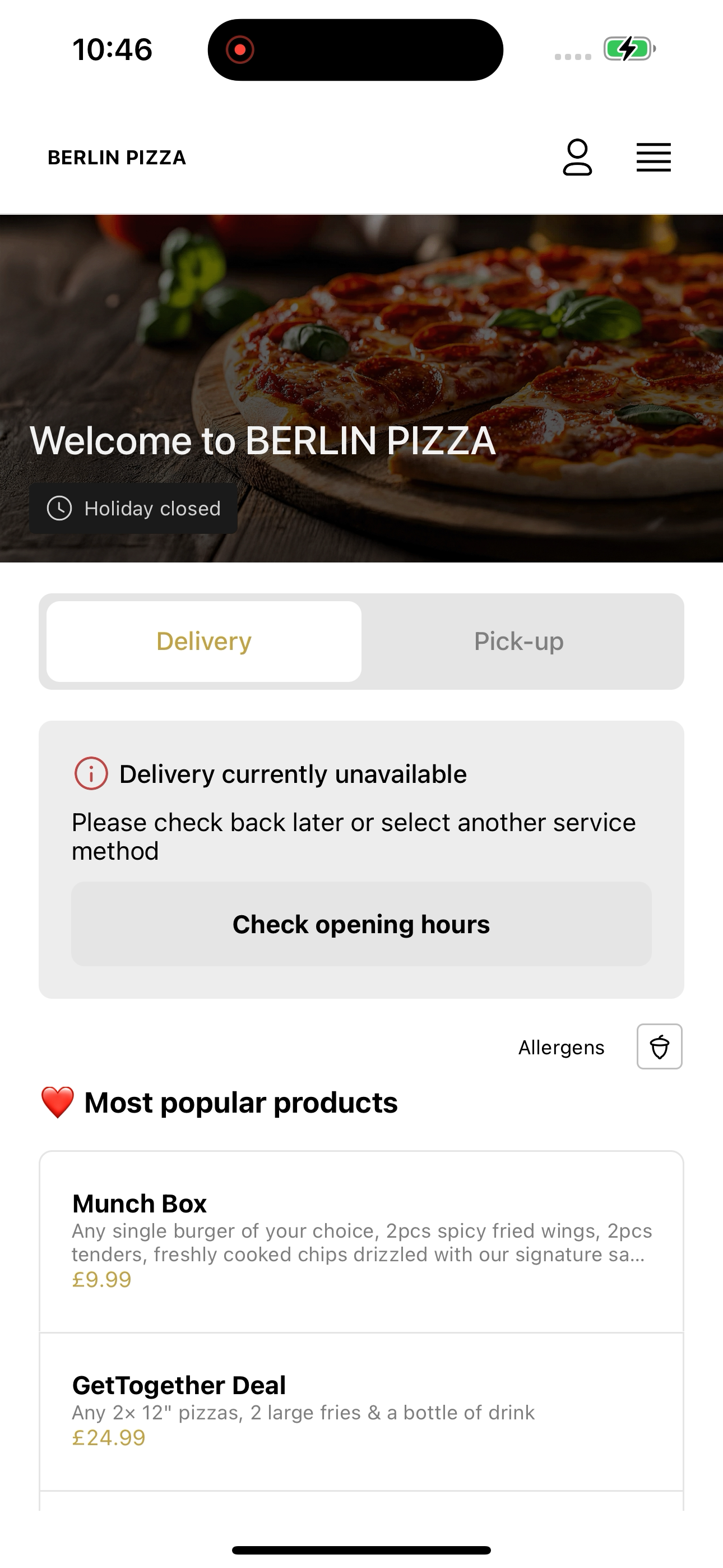 Berlin Pizza UK screenshot 5