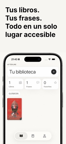 Afterline: frases de libros Screenshot 1 of 4