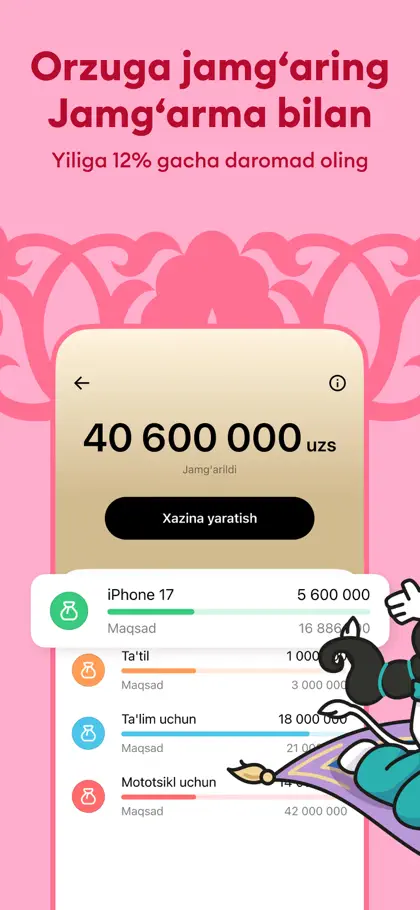 Captura de tela 4 de 6 de Tez — bankdan ko‘ra ko‘proq