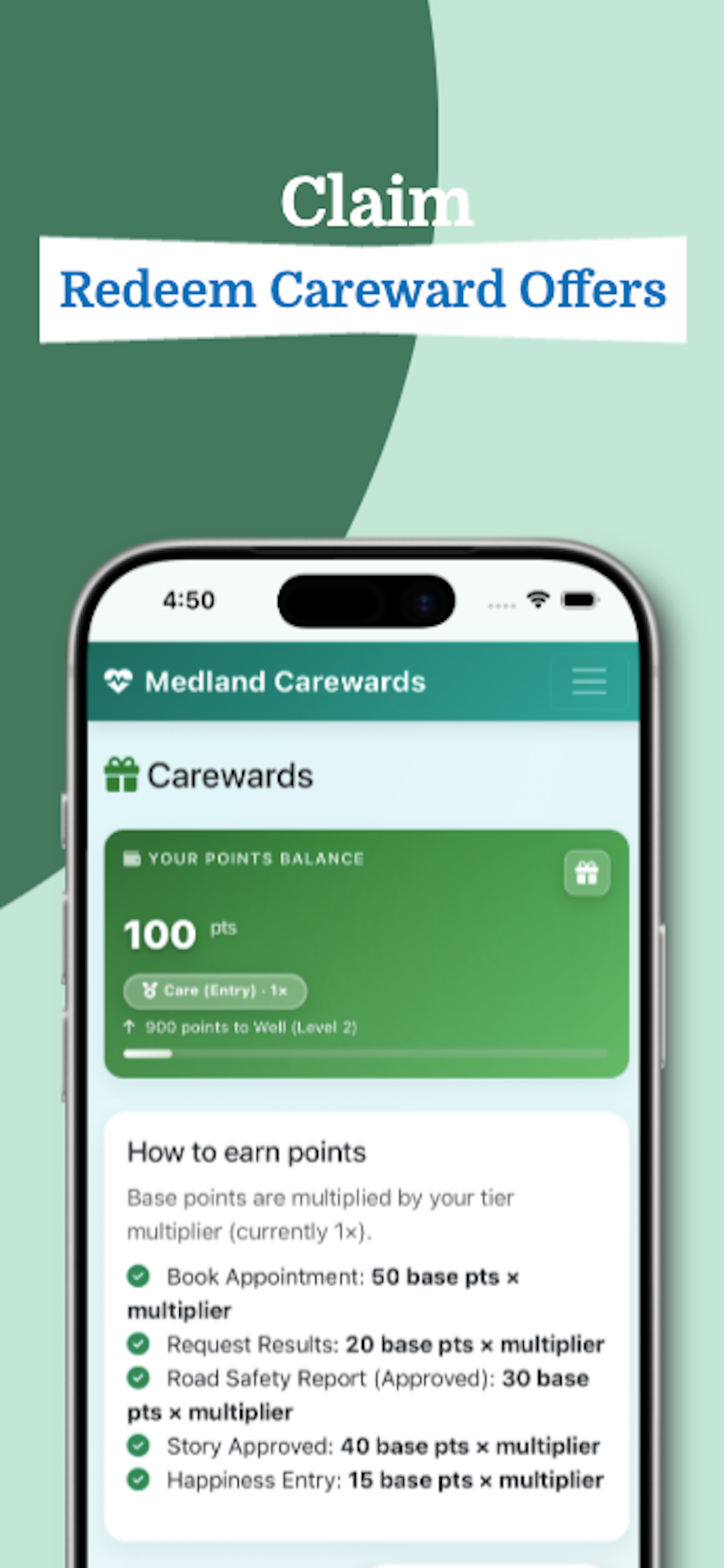 Medland Carewards screenshot 4