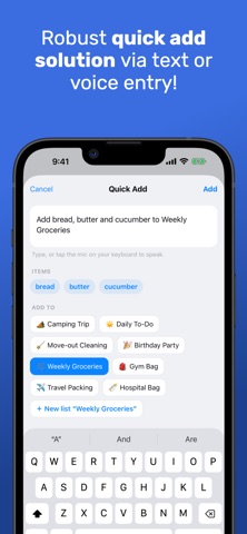 Checklist: Reusable Lists Screenshot 5 of 9