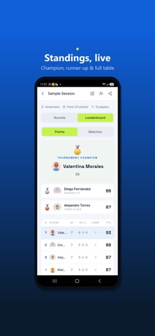PadelScore - Live Scoring iPhone screenshot